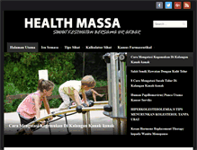 Tablet Screenshot of healthmassa.com